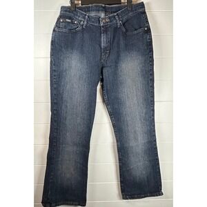 Riders by Lee Women's Dark Wash Denim‎ Jeans Bootcut Size 16P